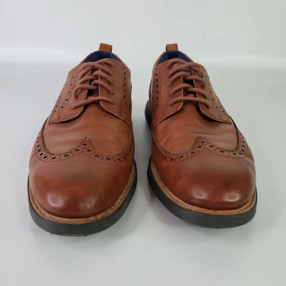 Cole Haan Grand Evolution Shortwing Men's Oxford Shoes Size 10.5 British Tan